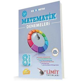 Limit Yayınları 8. Sınıf Matematik Kronometre 12'li Denemeleri