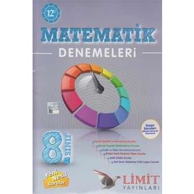 Limit Yayınları 8. Sınıf Matematik Kronometre 12'li Denemeleri