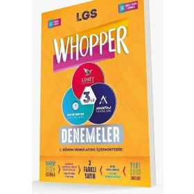 Limit Yayınları - 8. Sınıf Whoopper 3'lü Deneme Seti