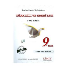 Limit Yayınları 9. Sınıf Türk Dili Edebiyatı Soru Bankası Ve Konu Anlatım