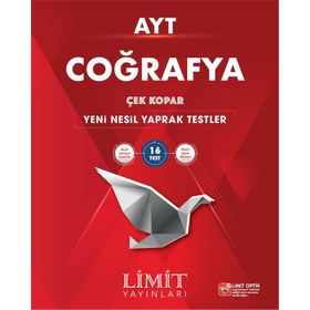 Limit Yayınları Ayt Coğrafya Yaprak Test