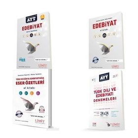 Limit Yayınları - AYT Edebiyat Seti Konu Soru ve Deneme Sınavı 4 Kitap