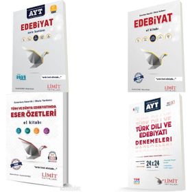 Limit Yayınları - AYT Edebiyat Seti Konu Soru ve Deneme Sınavı 4 Kitap