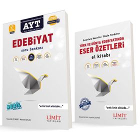 Limit Yayınları AYT Edebiyat Soru Bankası Eser Özetleri El Kitabı