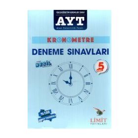Limit Yayınları AYT Kronometre 5 li Deneme Sınavları