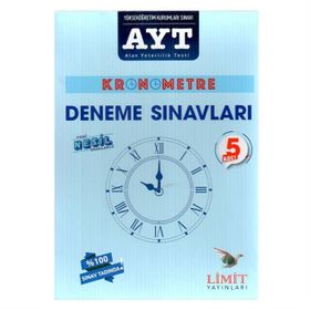 Limit Yayınları Ayt Kronometre Deneme Seti 5 li