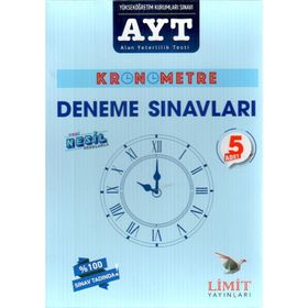 Limit Yayınları Ayt Kronometre Deneme Seti 5 li