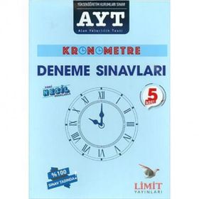 Limit Yayınları Ayt Kronometre Deneme Seti 5 li