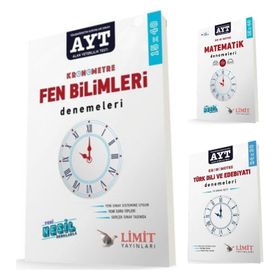 Limit Yayınları AYT Kronometre Fen Bilimleri Denemeler