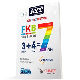 Limit Yayınları Ayt Kronometre Fizik Kimya Biyoloji Fkb Soru Bankası