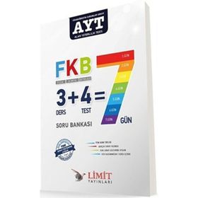 Limit Yayınları Ayt Kronometre Fizik Kimya Biyoloji Fkb Soru Bankası