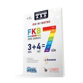 Limit Yayınları Ayt Kronometre Fizik Kimya Biyoloji Fkb Soru Bankası