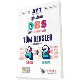 Limit Yayınları AYT Tüm Dersler (Eşit Ağırlık) 4+2 Soru Bankası