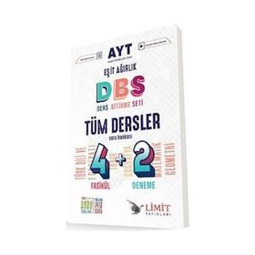 Limit Yayınları AYT Tüm Dersler (Eşit Ağırlık) 4+2 Soru Bankası