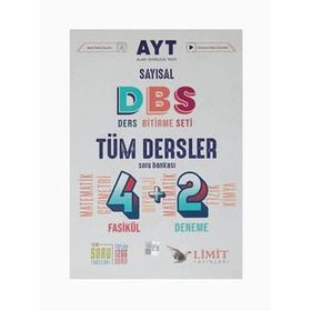 Limit Yayınları AYT Tüm Dersler (Sayısal) 4+2 Soru Bankası