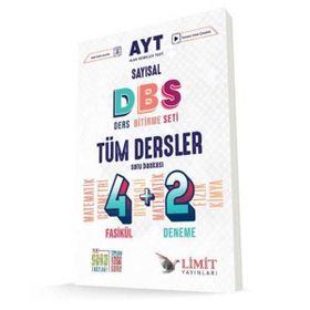 Limit Yayınları AYT Tüm Dersler (Sayısal) 4+2 Soru Bankası