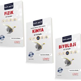 Limit Yayınları TYT AYT Fizik Kimya Biyoloji El Kitabı Seti