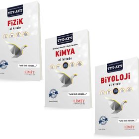 Limit Yayınları TYT AYT Fizik Kimya Biyoloji El Kitabı Seti
