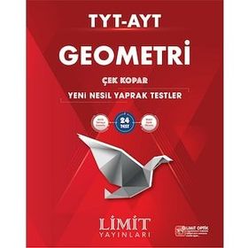 Limit Yayınları Tyt Ayt Geometri Yaprak Test