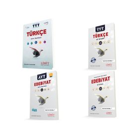 Limit Yayınları - TYT AYT Türkçe Edebiyat Seti 4 Kitap