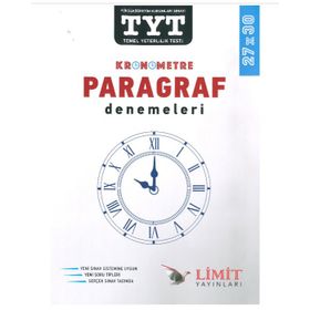 Limit Yayınları Tyt Kronometre Paragraf Denemeleri