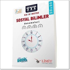 Limit Yayınları TYT Kronometre Sosyal Bilimler Denemeleri