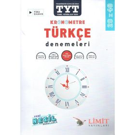 Limit Yayınları Tyt Kronometre Türkçe Denemesi