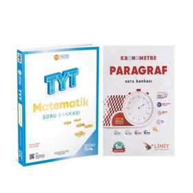 Limit Yayınları TYT Paragraf ve Üç Dört Beş Matematik Soru Bankası 2 Kitap Set