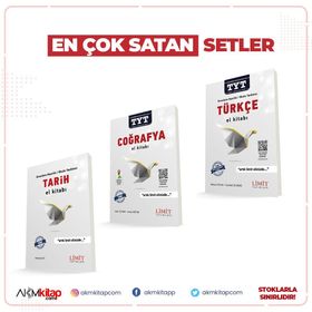 Limit Yayınları TYT Türkçe Coğrafya Tarih Konu Anlatımı 3 Kitap Set