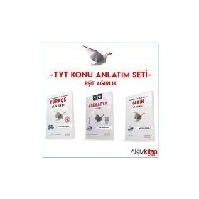 Limit Yayınları TYT Türkçe Coğrafya Tarih Konu Anlatımı 3 Kitap Set