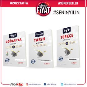 Limit Yayınları TYT Türkçe Coğrafya Tarih Konu Anlatımı 3 Kitap Set