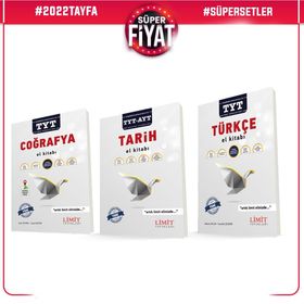 Limit Yayınları TYT Türkçe Coğrafya Tarih Konu Anlatımı 3 Kitap Set