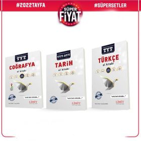 Limit Yayınları TYT Türkçe Coğrafya Tarih Konu Anlatımı 3 Kitap Set