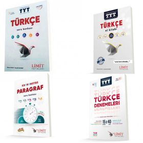 Limit Yayınları - TYT Türkçe Seti Konu Soru ve Deneme Sınavı 4 Kitap