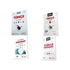 Limit Yayınları - TYT Türkçe Seti Konu Soru ve Deneme Sınavı 4 Kitap