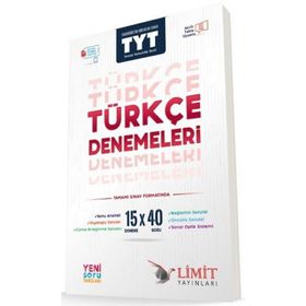 Limit Yayınları TYT Türkçe Yeni Soru Tarzları ile Denemeleri