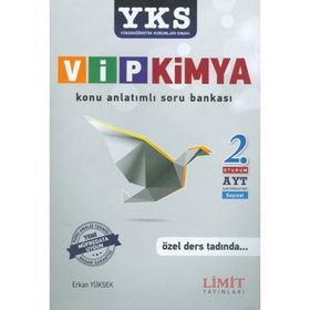 Limit Yayınları YKS 2. Oturum AYT VİP Kimya Konu Anlatımlı Soru Bankası