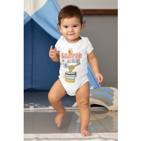 Limon Babaannesinin Bal Böcüğü Desenli Kısa Kol Unisex Body