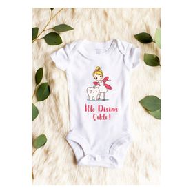 Limon İlk Dişim Çıktı Baskılı Bebek Body Zıbın