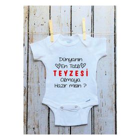 Limon Unisex Bebek Beyaz Teyzeye Özel Zıbın