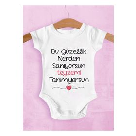 Limon Unisex Bebek Beyaz Teyzeye Özel Zıbın