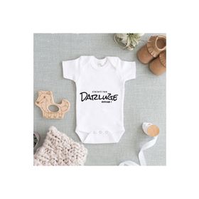 Limon Unisex Darluğe Bebek Karadeniz Baskılı Beyaz Zıbın