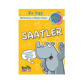 Limonkids-Çıkartmalı Saatler-İlkokul Eğlenceli Matematik