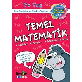 Limonkids-Çıkartmalı Temel Matematik-İlkokul Eğlenceli Matematik
