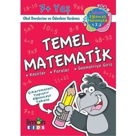 Limonkids-Çıkartmalı Temel Matematik-İlkokul Eğlenceli Matematik