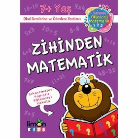 Limonkids-Çıkartmalı Zihinden Matematik-İlkokul Eğlenceli Matematik