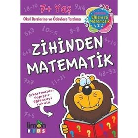 Limonkids-Çıkartmalı Zihinden Matematik-İlkokul Eğlenceli Matematik