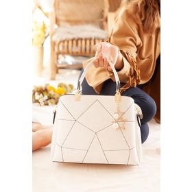 Limoya Bags Beyaz El ve Omuz Çantası