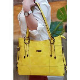 Limoya Bags Sarı El ve Omuz Çantası