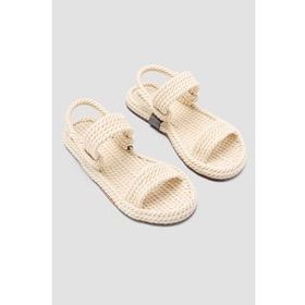 Limoya Jeannie Basic Ekru Halat Sandalet